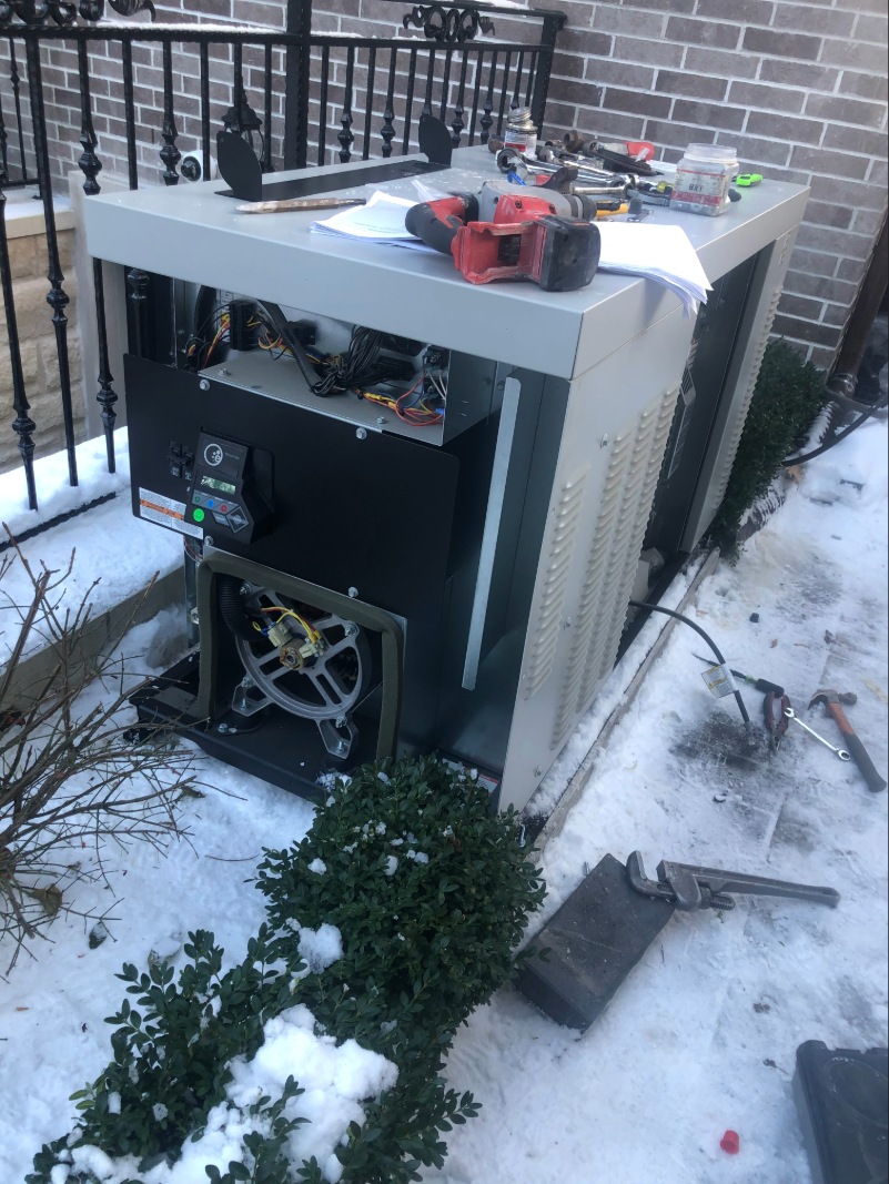 Backup generator electrical integration